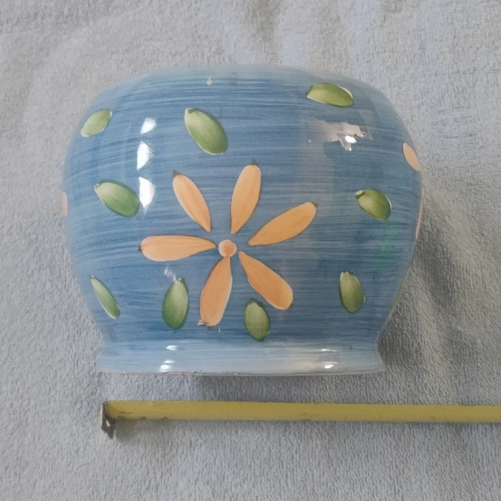 Blue Ceramic Flower Pots!